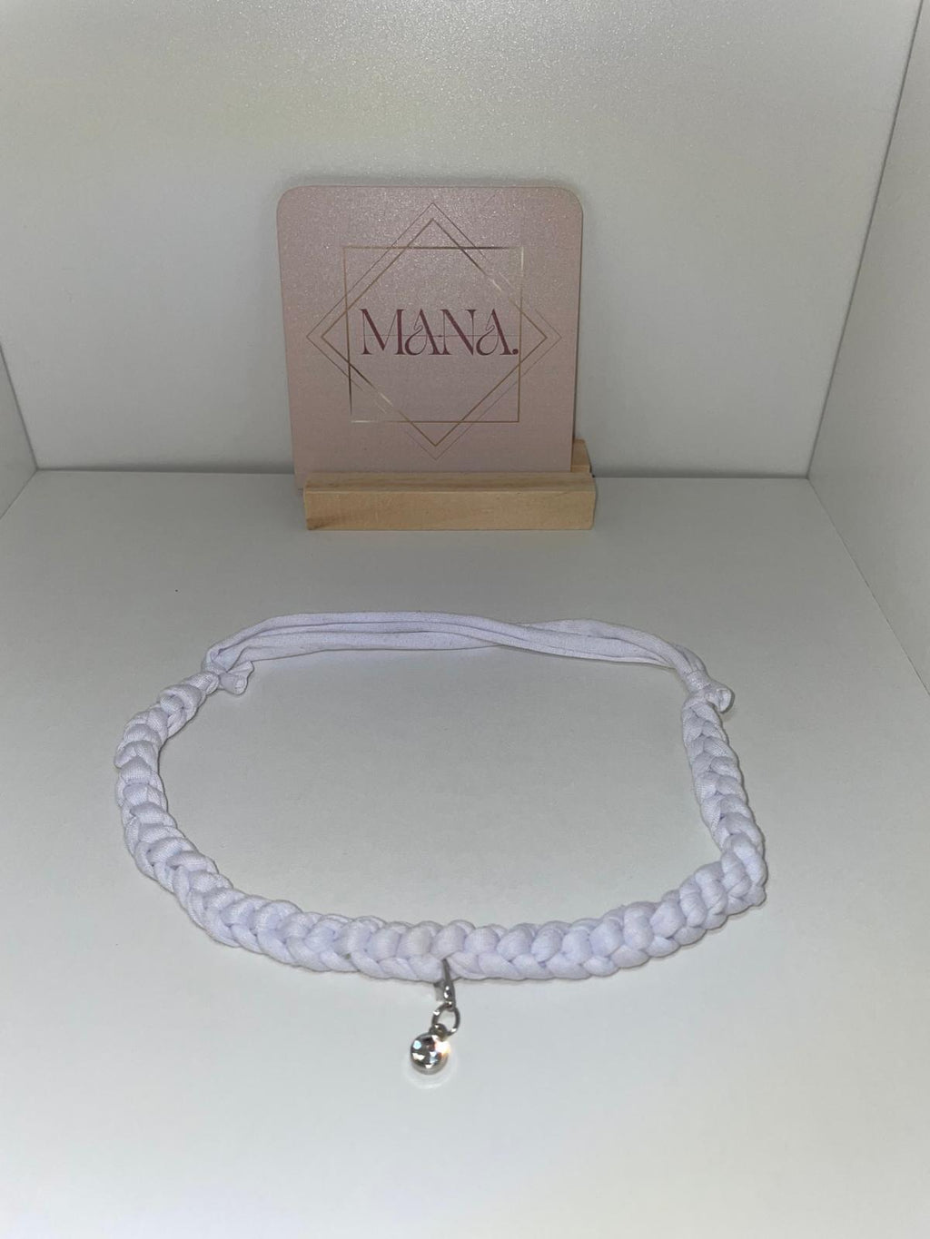 Girocollo Isabel in Lycra Intrecciata con Pietra Colorata