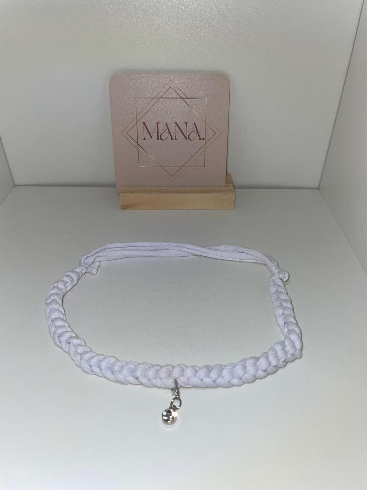 Girocollo Isabel in Lycra Intrecciata con Pietra Colorata